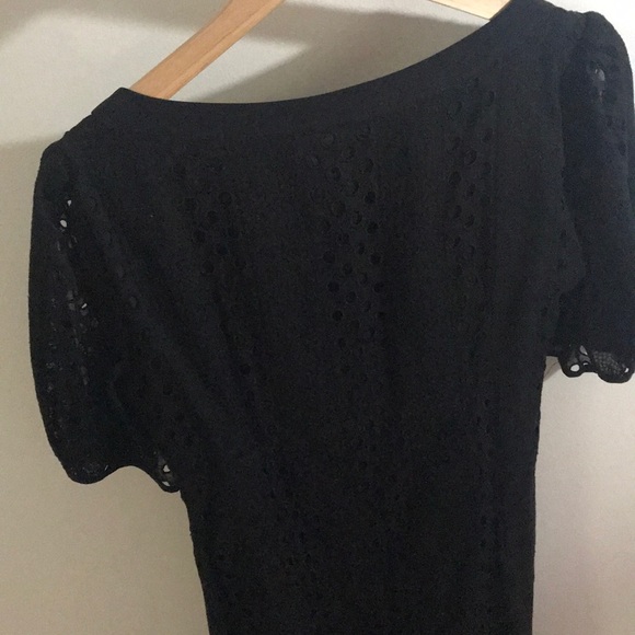 Nanette Lepore Black eyelet sundress size 6 - Picture 7 of 7